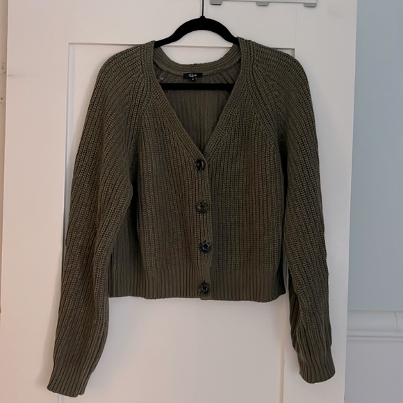 Rails Josie Cardigan in Olive size M - Picture 5 of 9